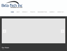 Tablet Screenshot of beta-techinc.com